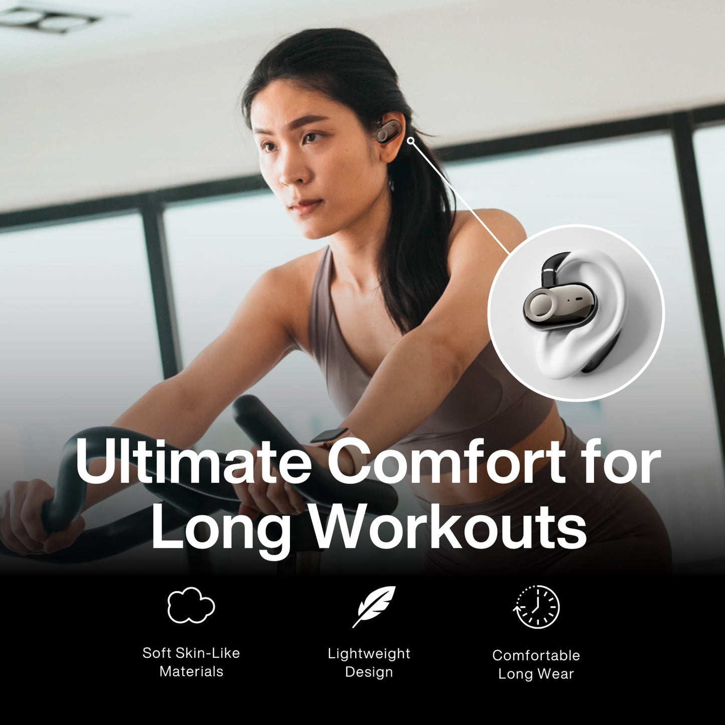Openbass Fit Open Ear Earbuds Headphones MINDBEAST