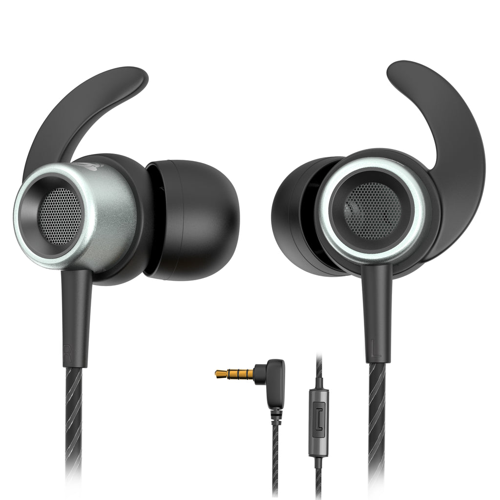 MINDBEAST Noise Cancelling Headphone in-Ear Wired Sport Earbuds - MINDBEAST